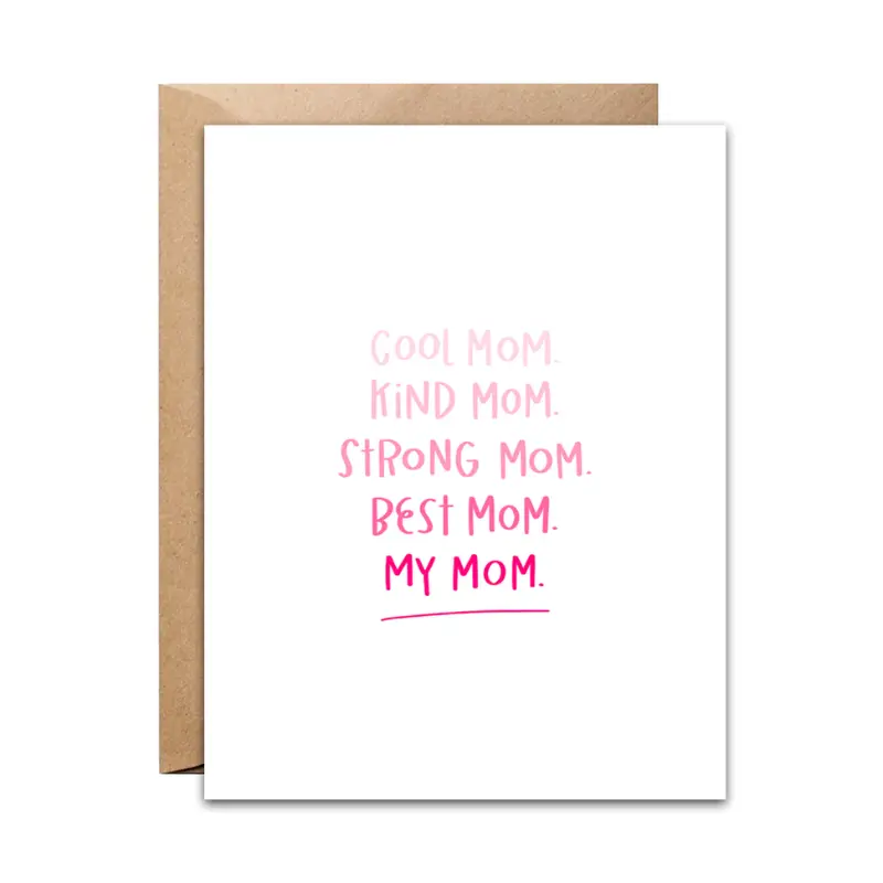 My Mom Greeting Card 1