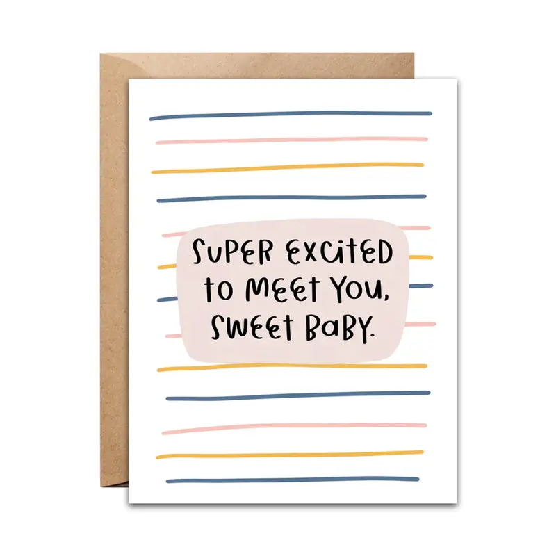 Sweet Baby Greeting Card 1
