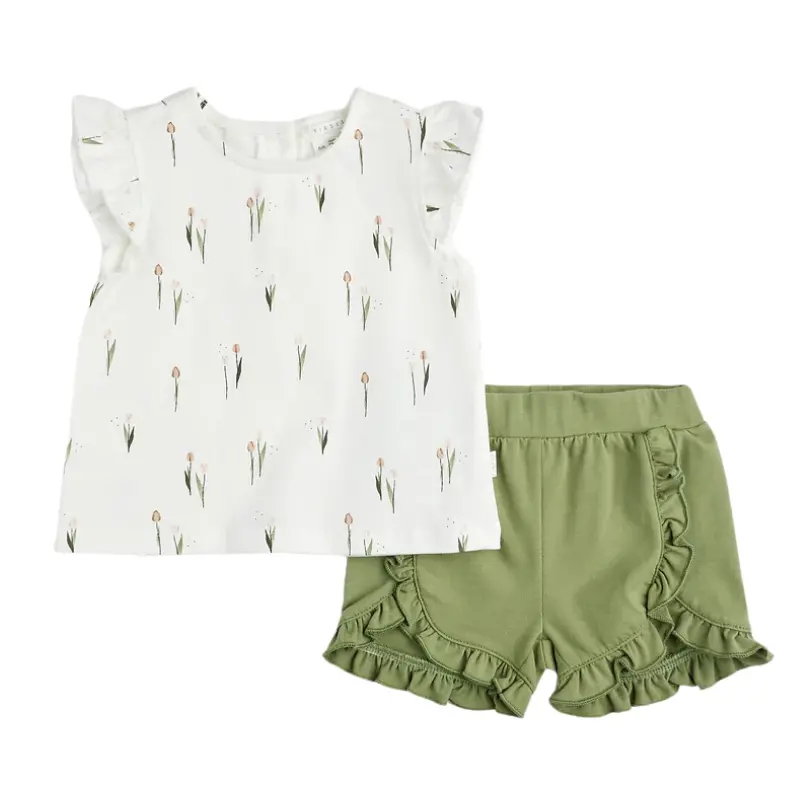 Girls 2 Piece Shorts Set 1