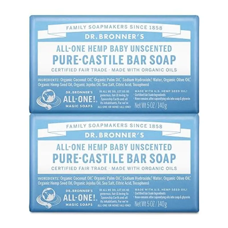 Pure-Castile Baby Unscented Magic Bar Soaps 1