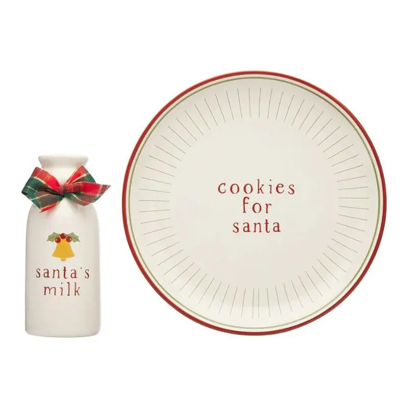 Santa's Cookies And Milk Set 1