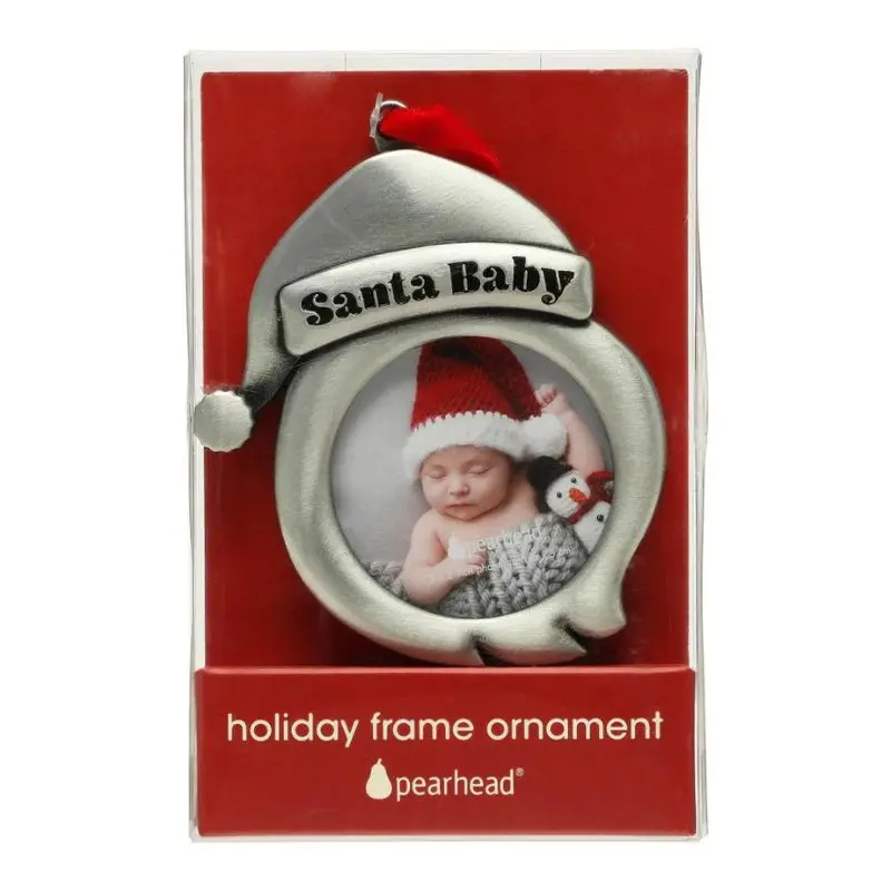 Santa Baby Photo Frame Ornament 1