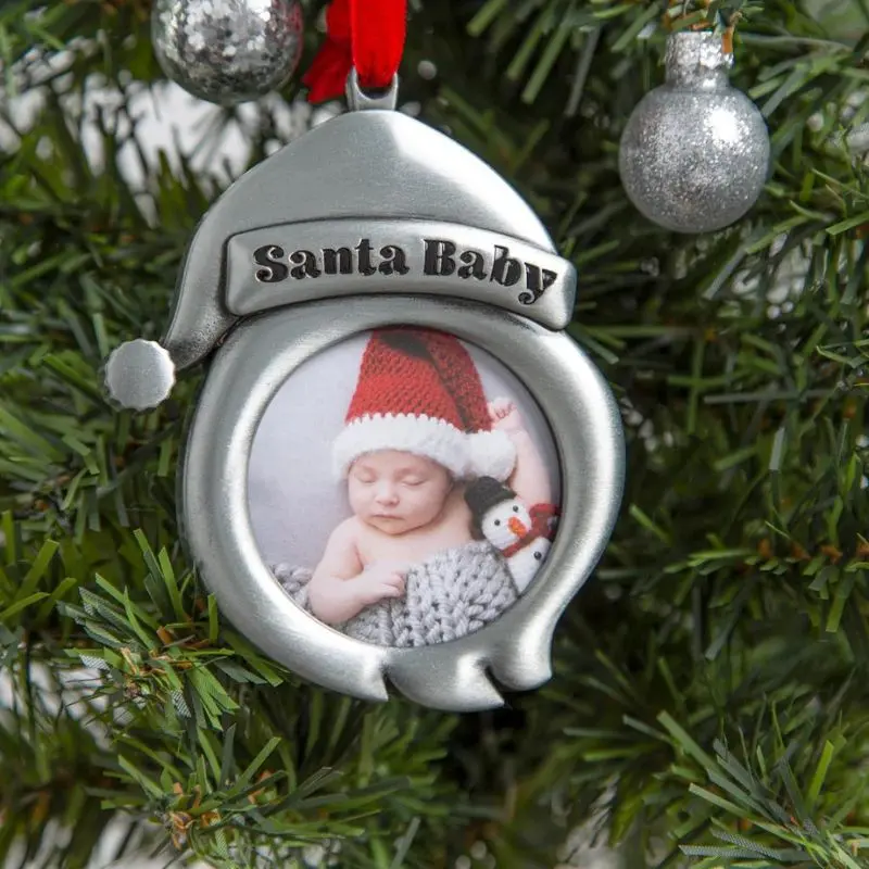 Santa Baby Photo Frame Ornament 2