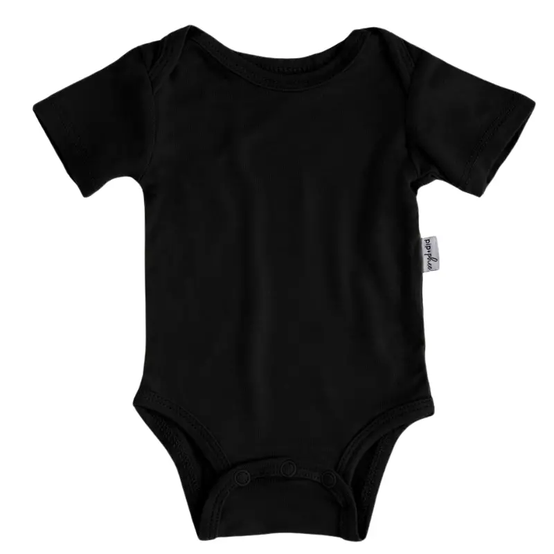 Bamboo Short Sleeve Bodysuits - Solids (Overstock) 10
