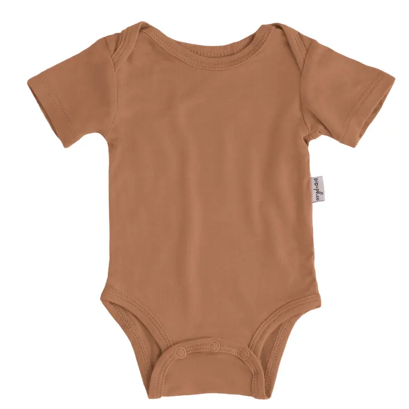 Bamboo Short Sleeve Bodysuits - Solids (Overstock) 11