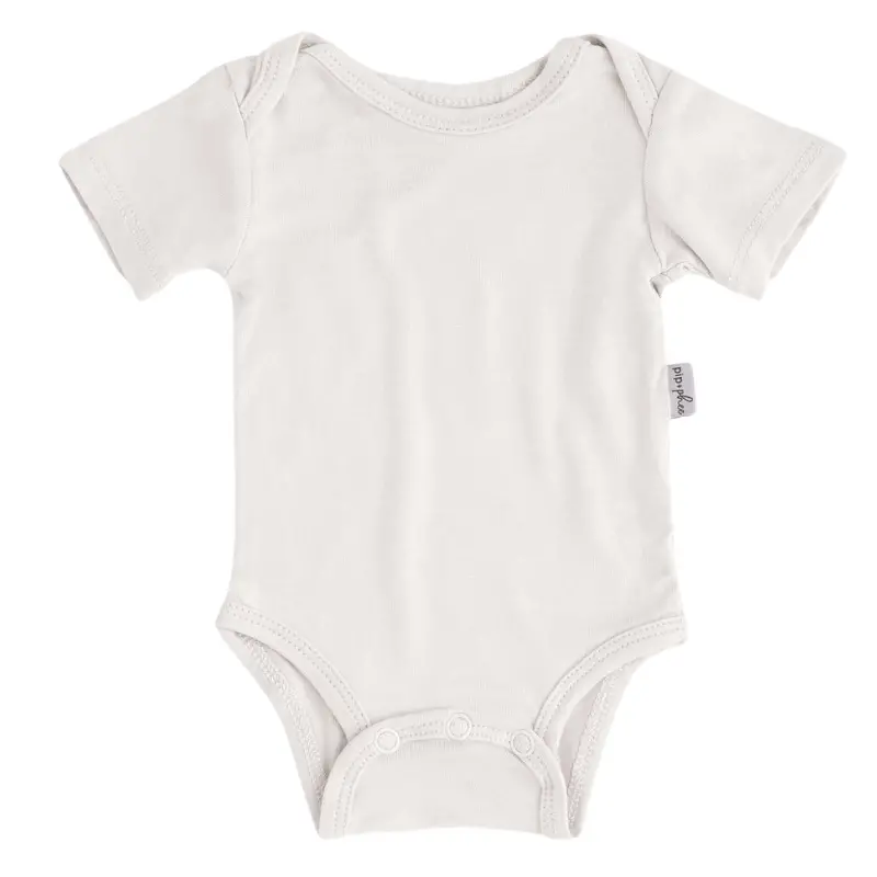 Bamboo Short Sleeve Bodysuits - Solids (Overstock) 16