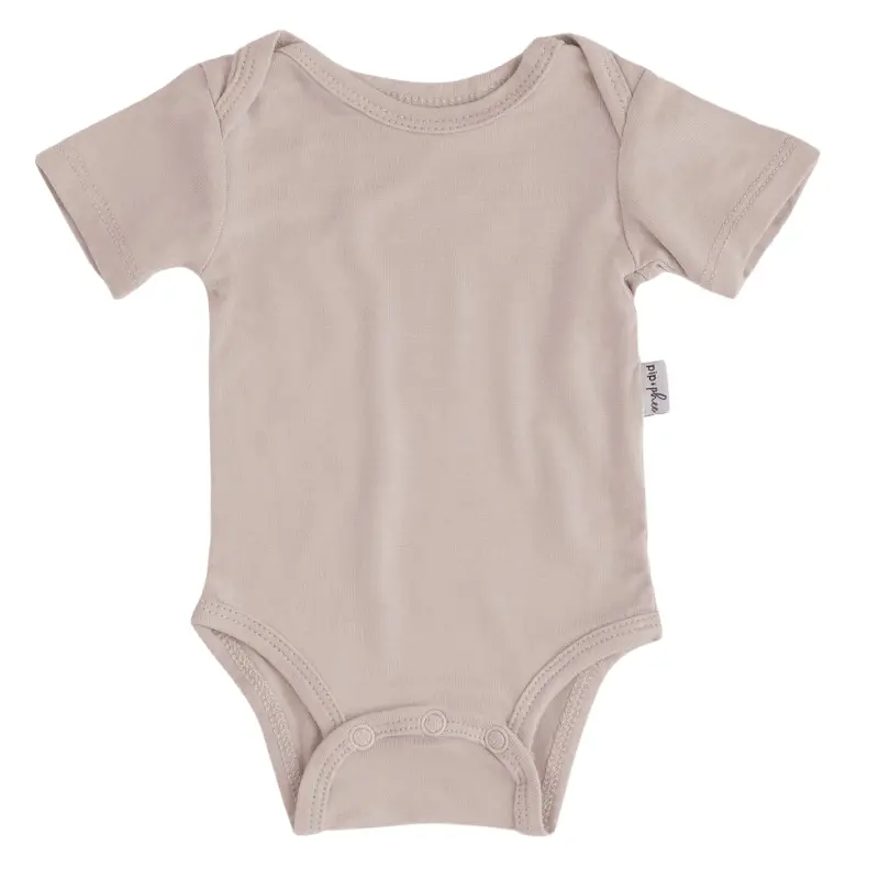 Bamboo Short Sleeve Bodysuits - Solids (Overstock) 14