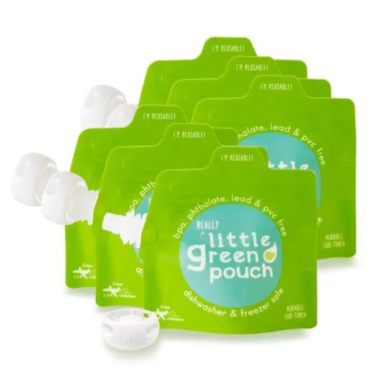 Reusable 3.4Oz Food Pouch - 6 Pack 1