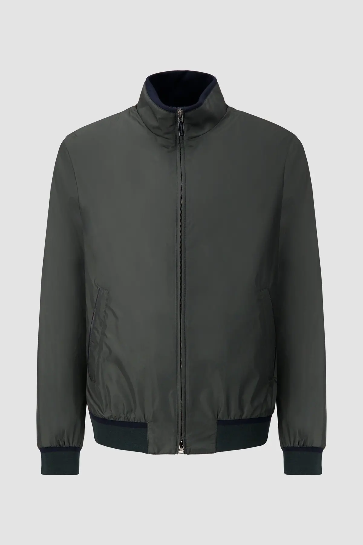Hettabretz Blouson In Silk With Caiman 1