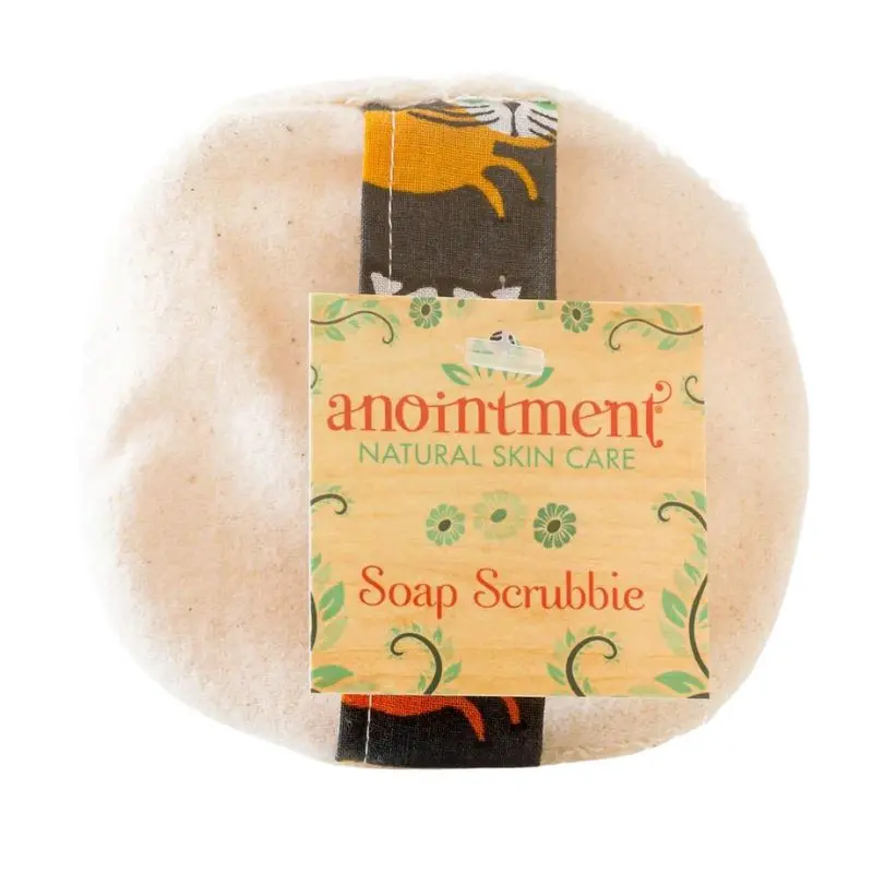 Organic Cotton Soap Scrubbie 1