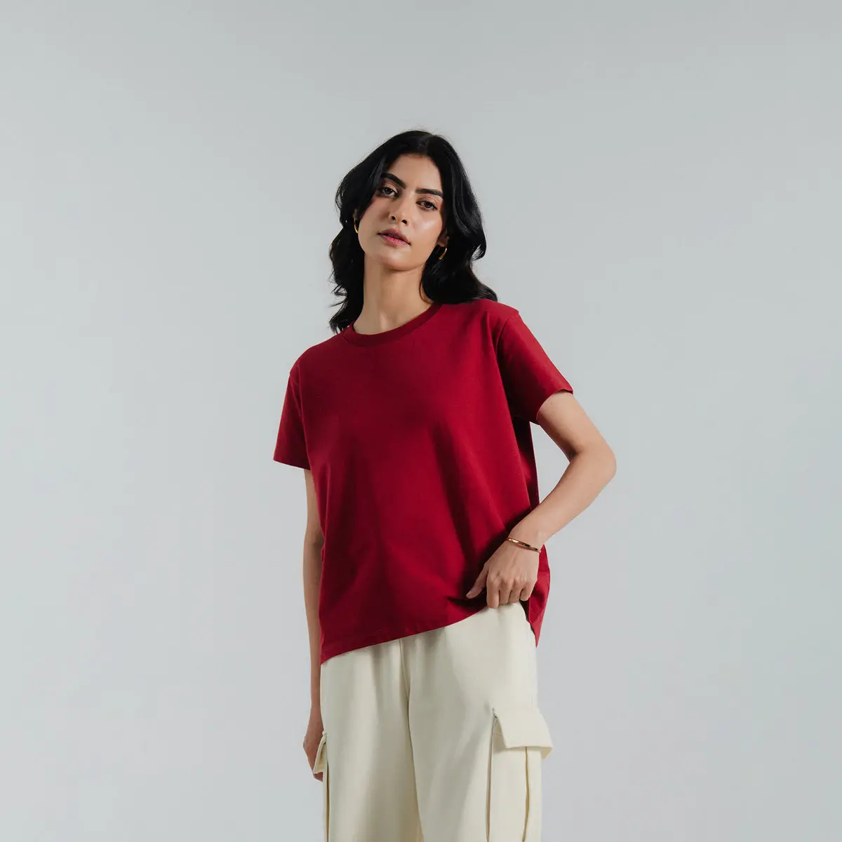 Lycra Jersey Regular Fit Tee 1