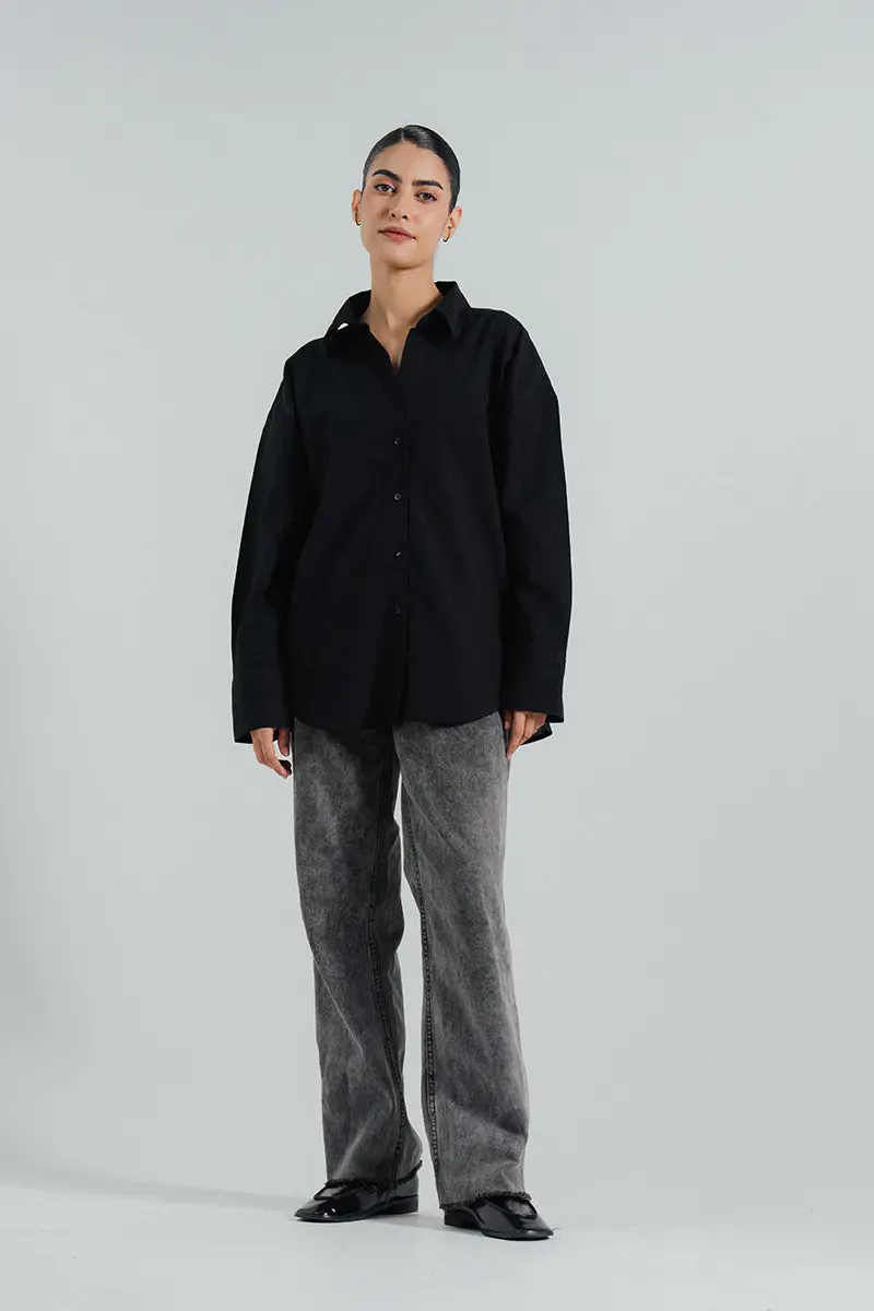 Oversized Button Down Shirt 1
