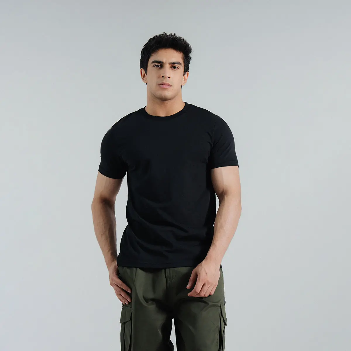Lycra Jersey Regular Fit Tee 1