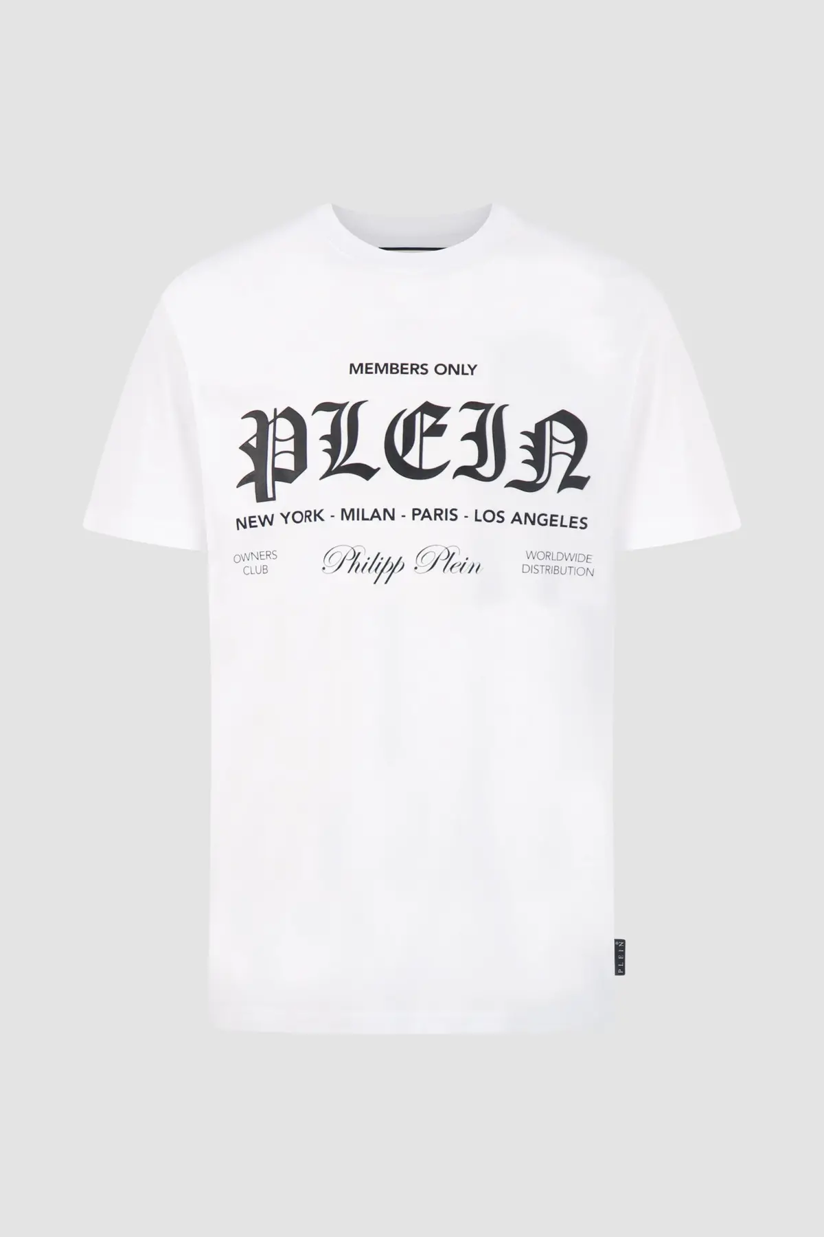 Philipp Plein White Round Neck Ss T-Shirt 1