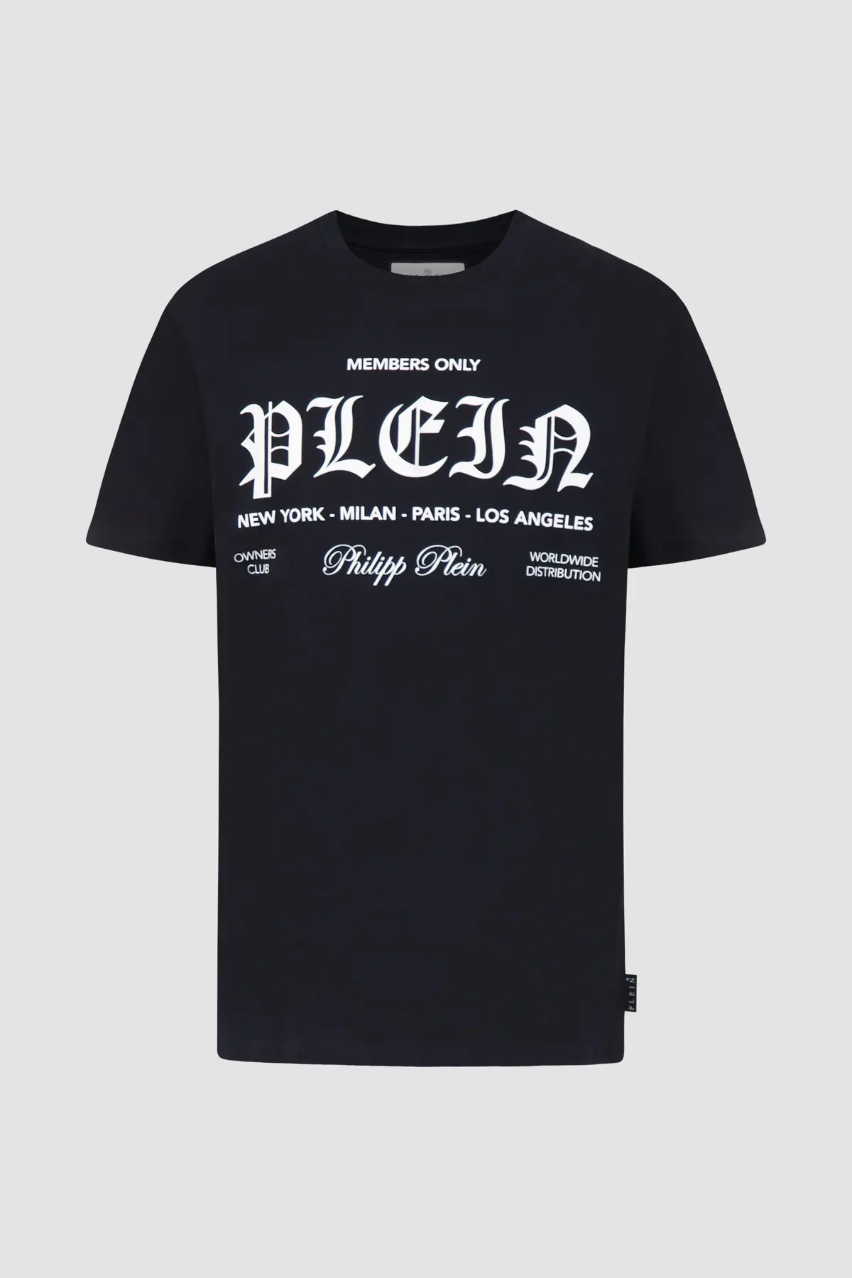 Philipp Plein Black Round Neck Ss T-Shirt 1