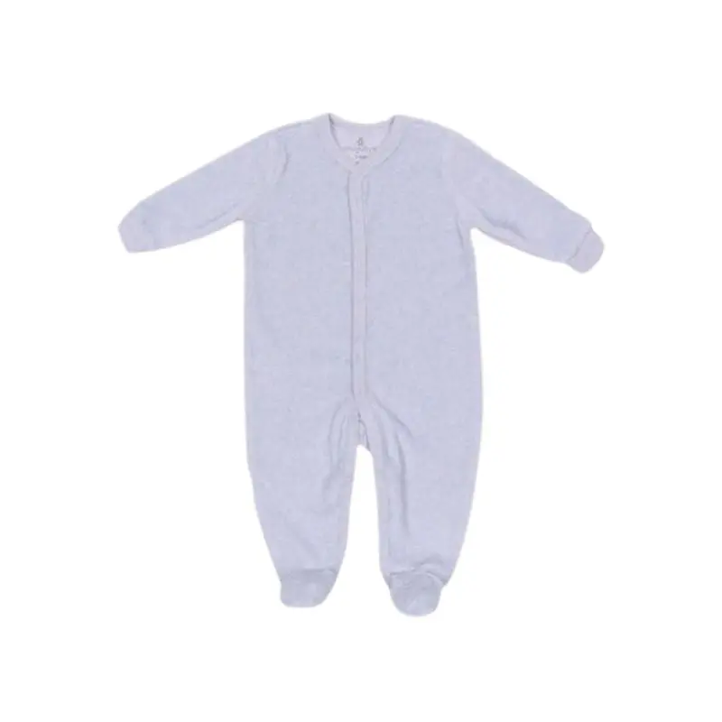 Velour Sleeper With Snaps 3