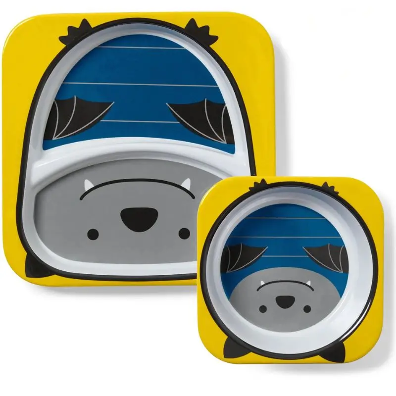 Zoo Plate & Bowl Set - Bat 1