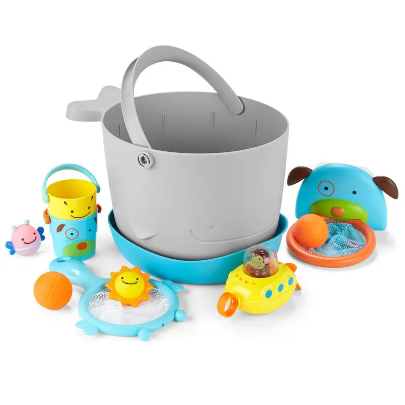 Moby Fun-Filled Bath Toy Bucket Gift Set 1