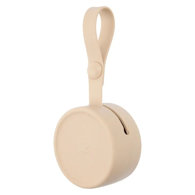 Silicone Pacifier Holder - Oat 1