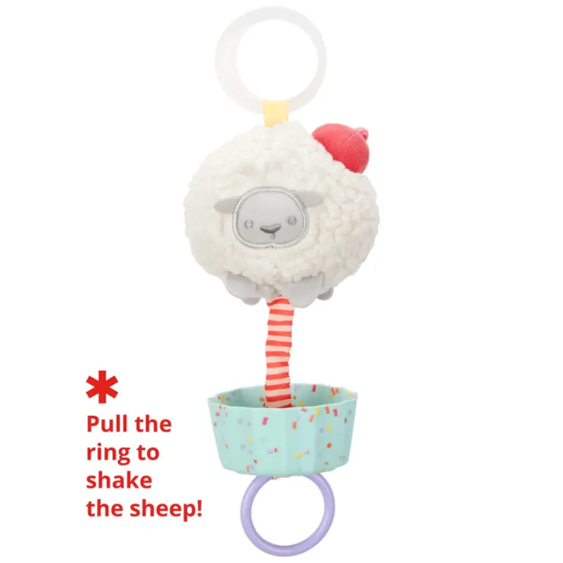 Sweet Sheep Jitter Stroller Toy 2