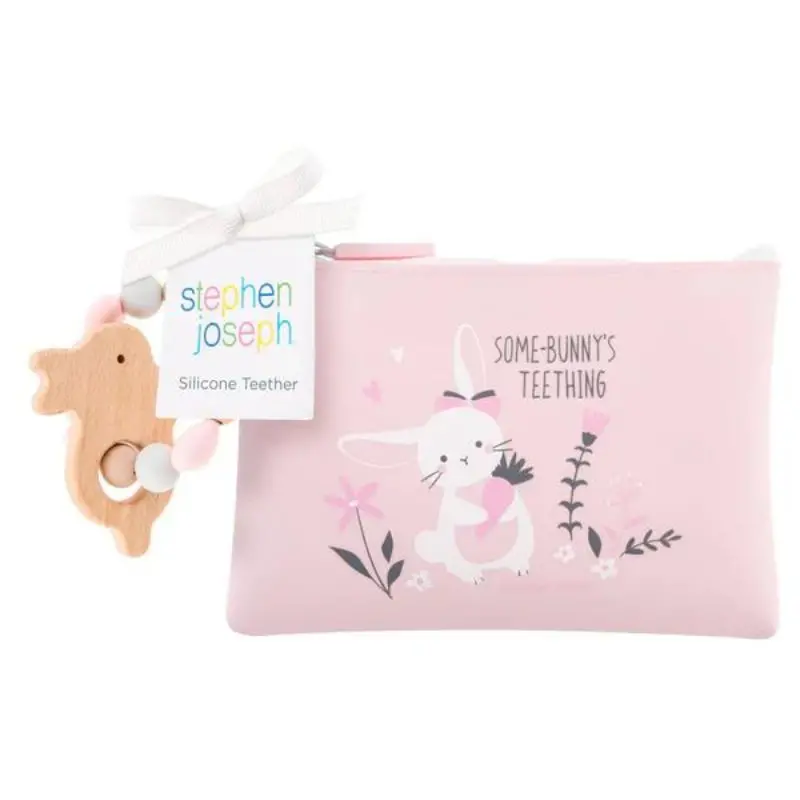 Silicone Teether With Pouch 1