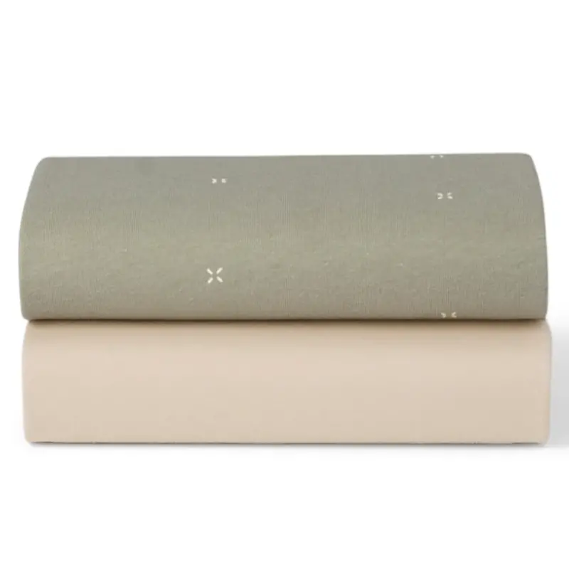 Snuzpod5 Bedside Bassinet 2 Pack Fitted Sheets 1
