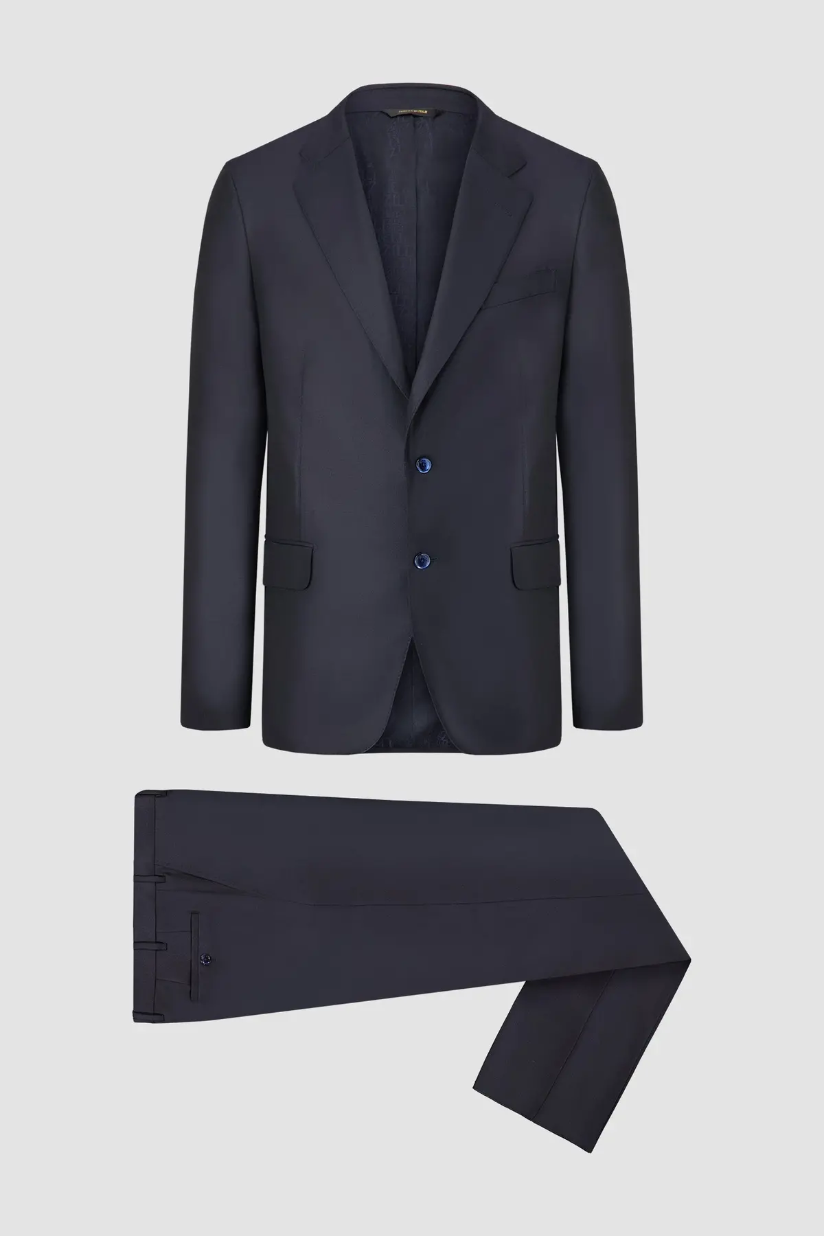Zilli Navy Paris Whole Lined Suit 1