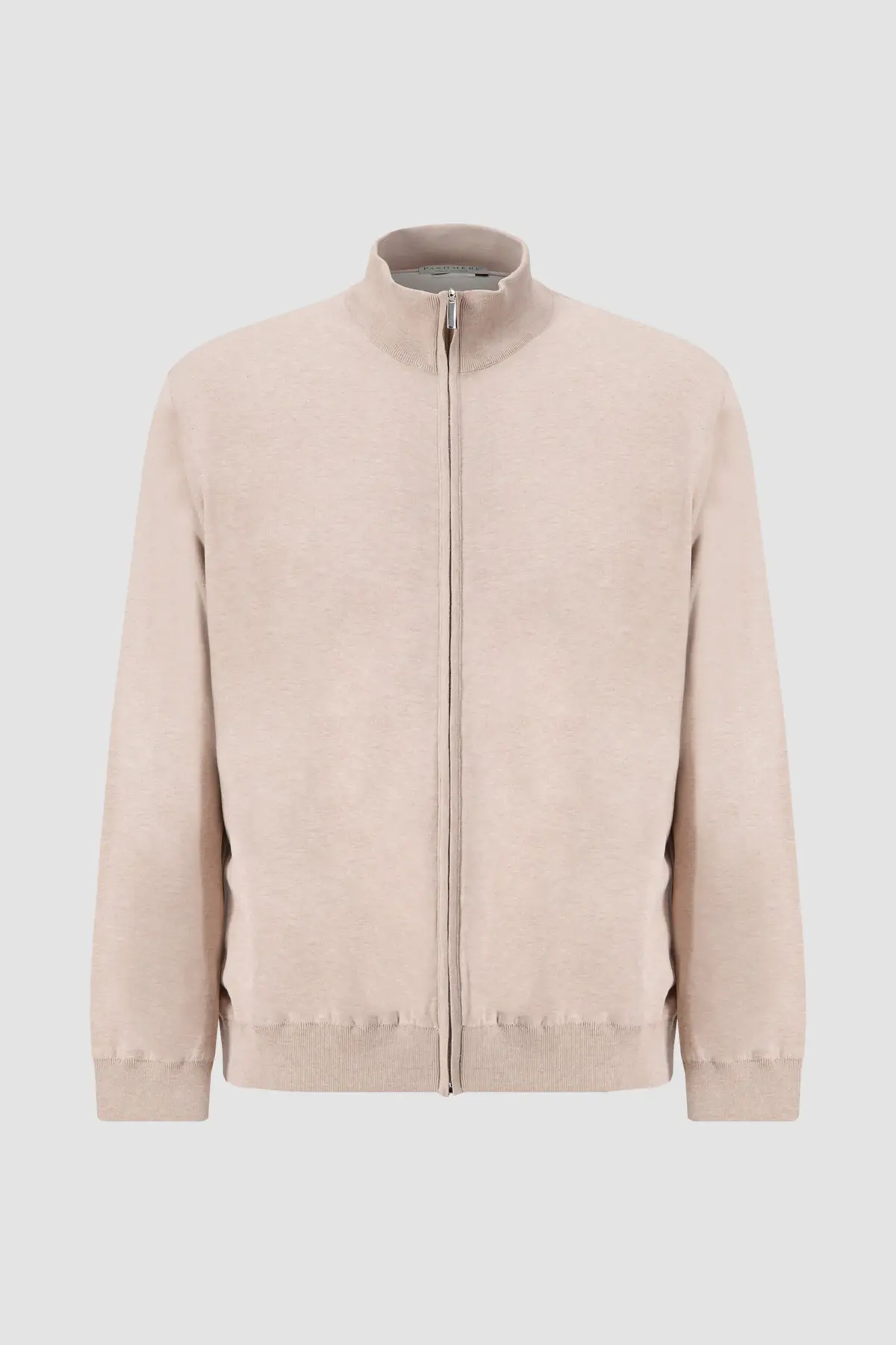 Pashmere Polo Full Zip Sweater 1