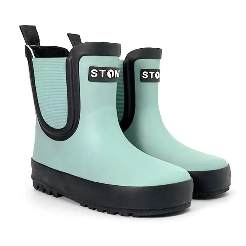 Kids' Stylish Natural Rubber Rain Boots - Image 3