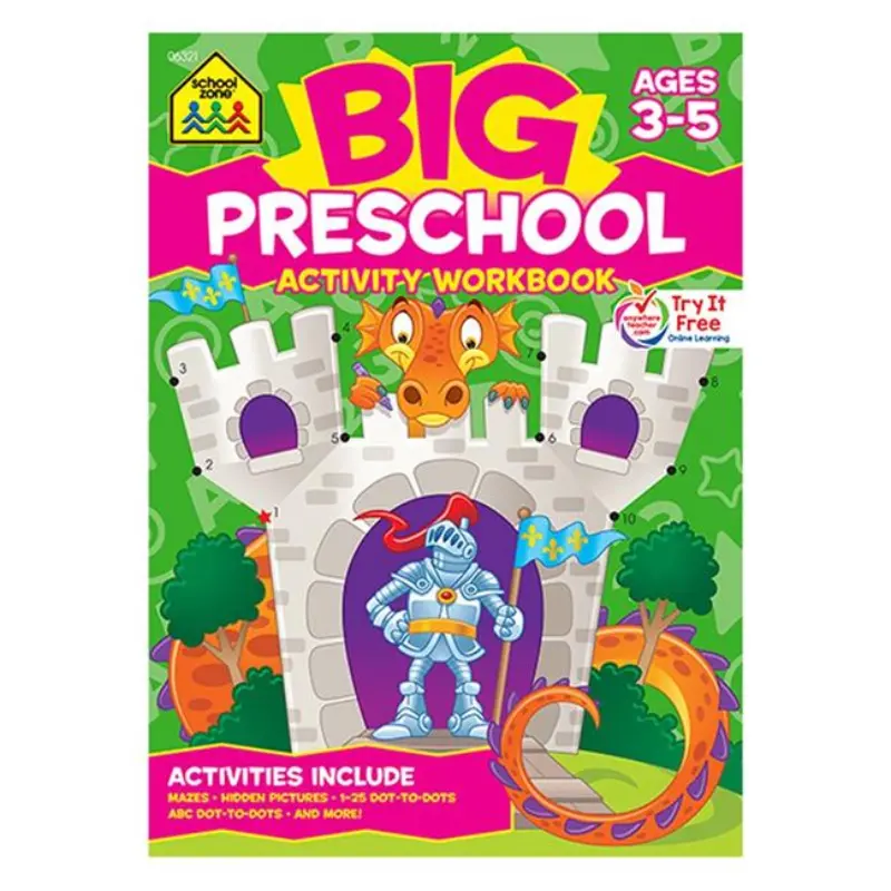 Big Preschool Activity Workbook 1
