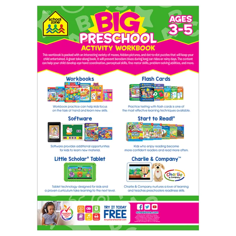 Big Preschool Activity Workbook 2