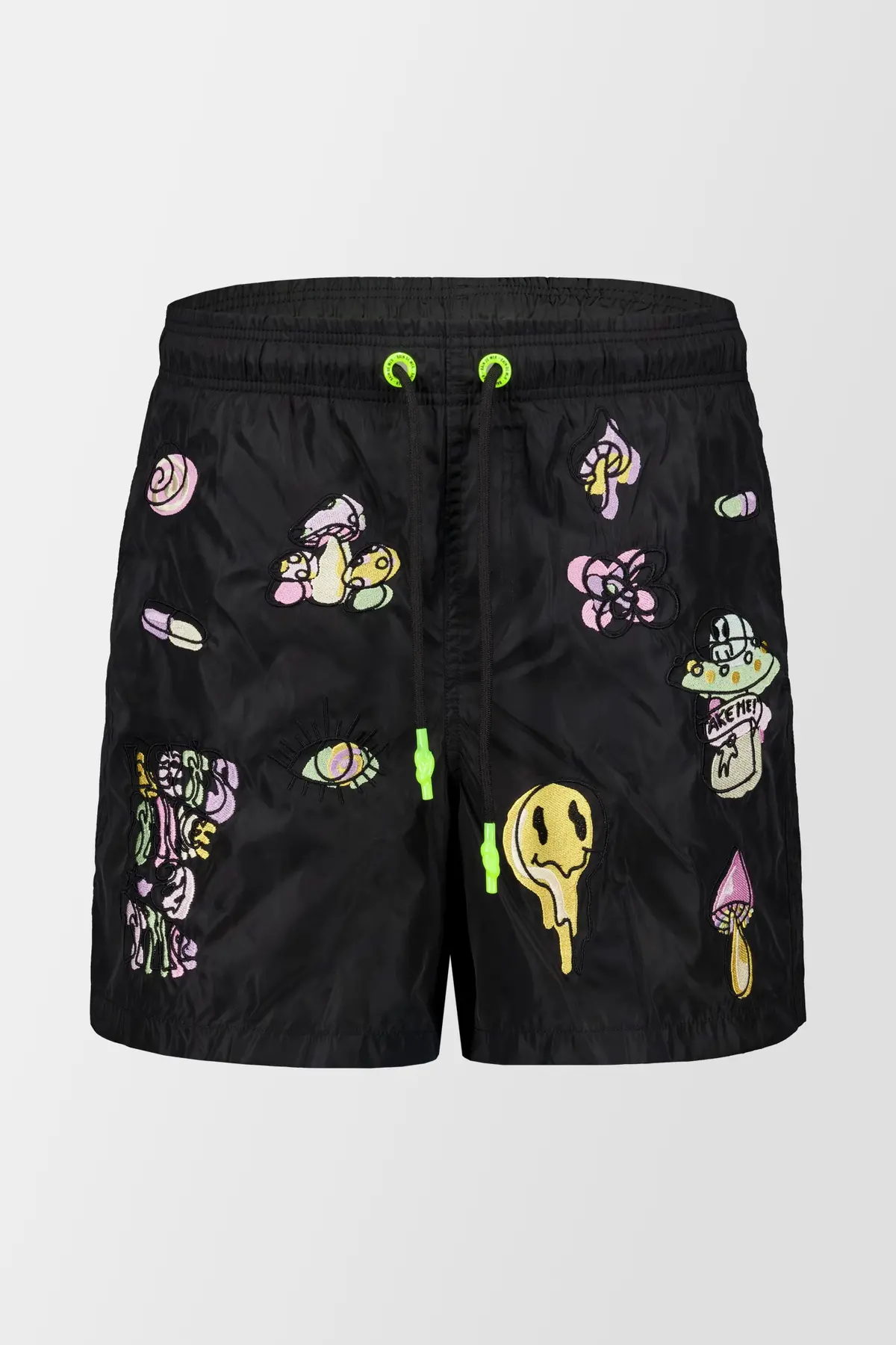 Bain De Mer Black Trip Swim Shorts 1