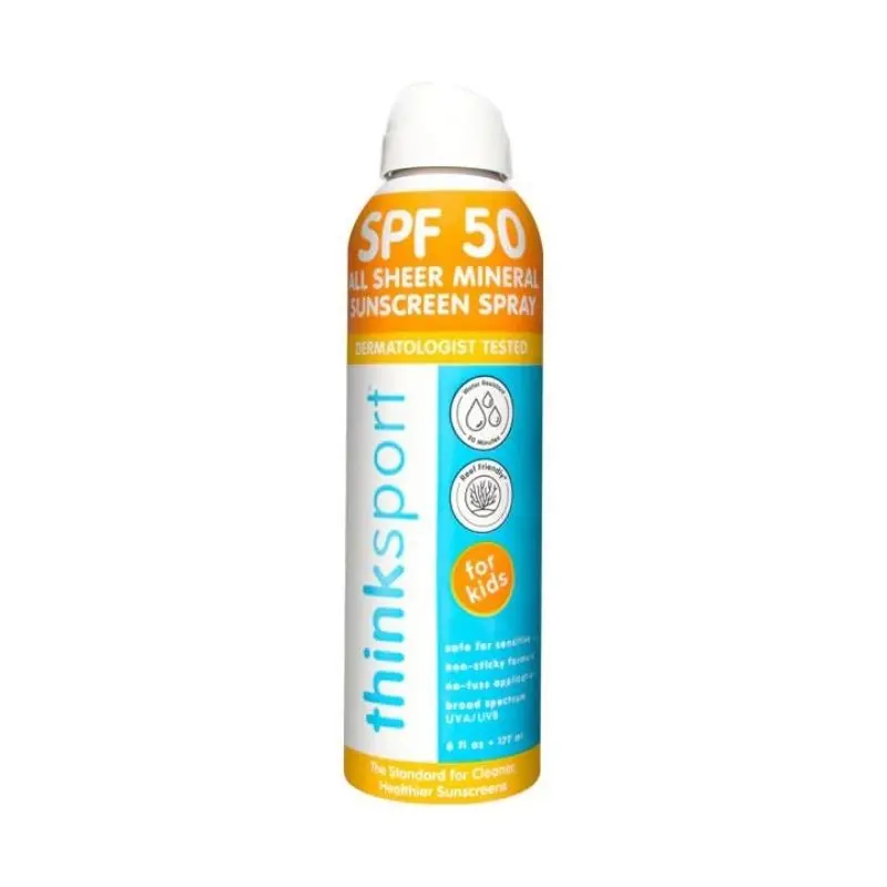 Kids Spf 50 Clear Zinc Sunscreen Spray 1