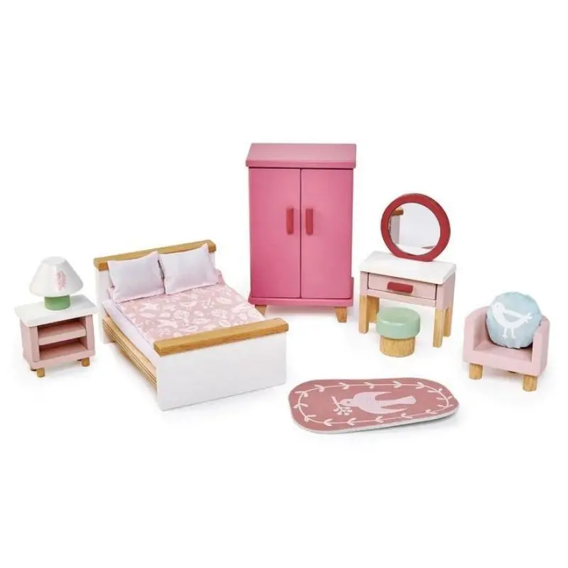 Dovetail Doll House Bedroom Furniture 1