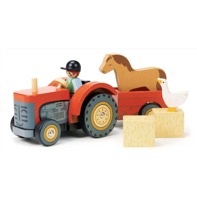 Wooden Farmyard Tractor 1