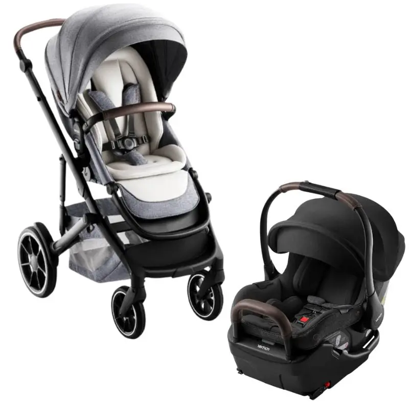 Tura Modular Stroller + Juni Infant Car Seat Travel System 2
