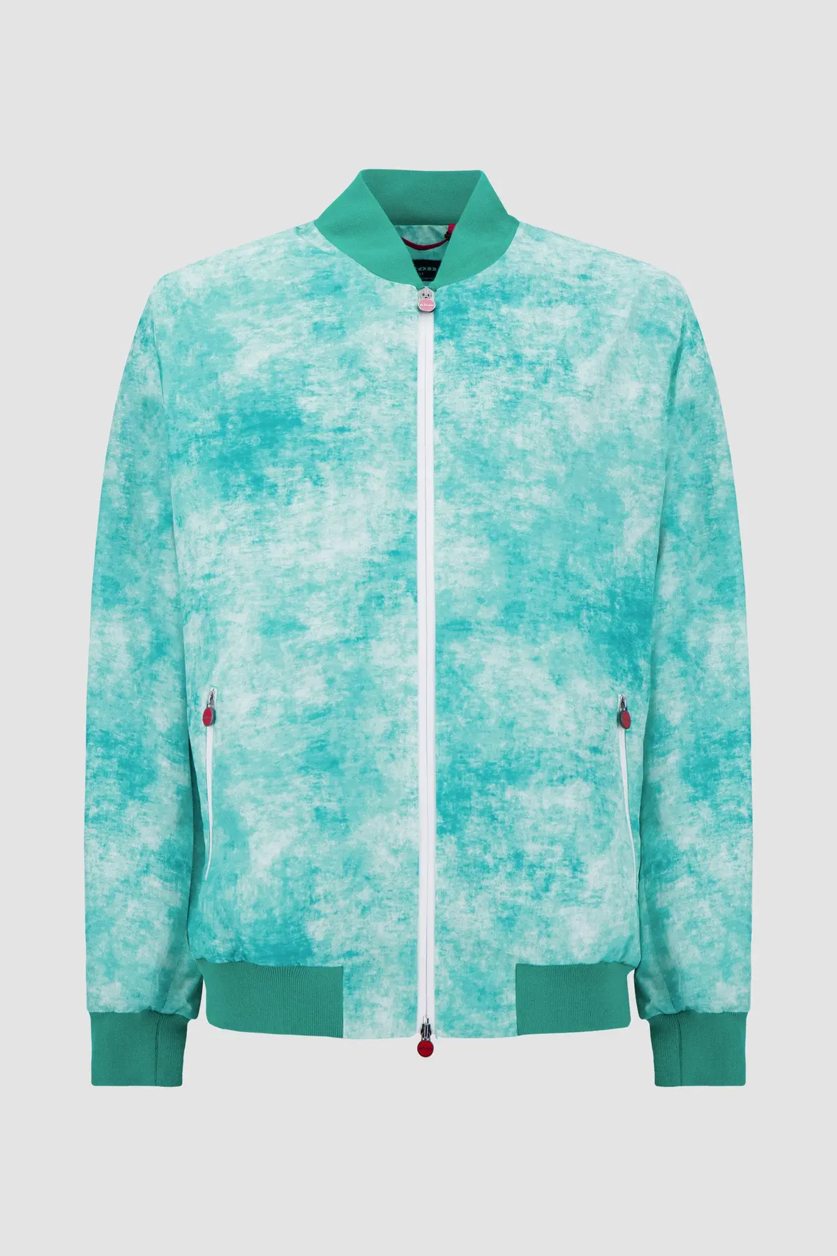 Kiton Teal Bomber Jacket 1