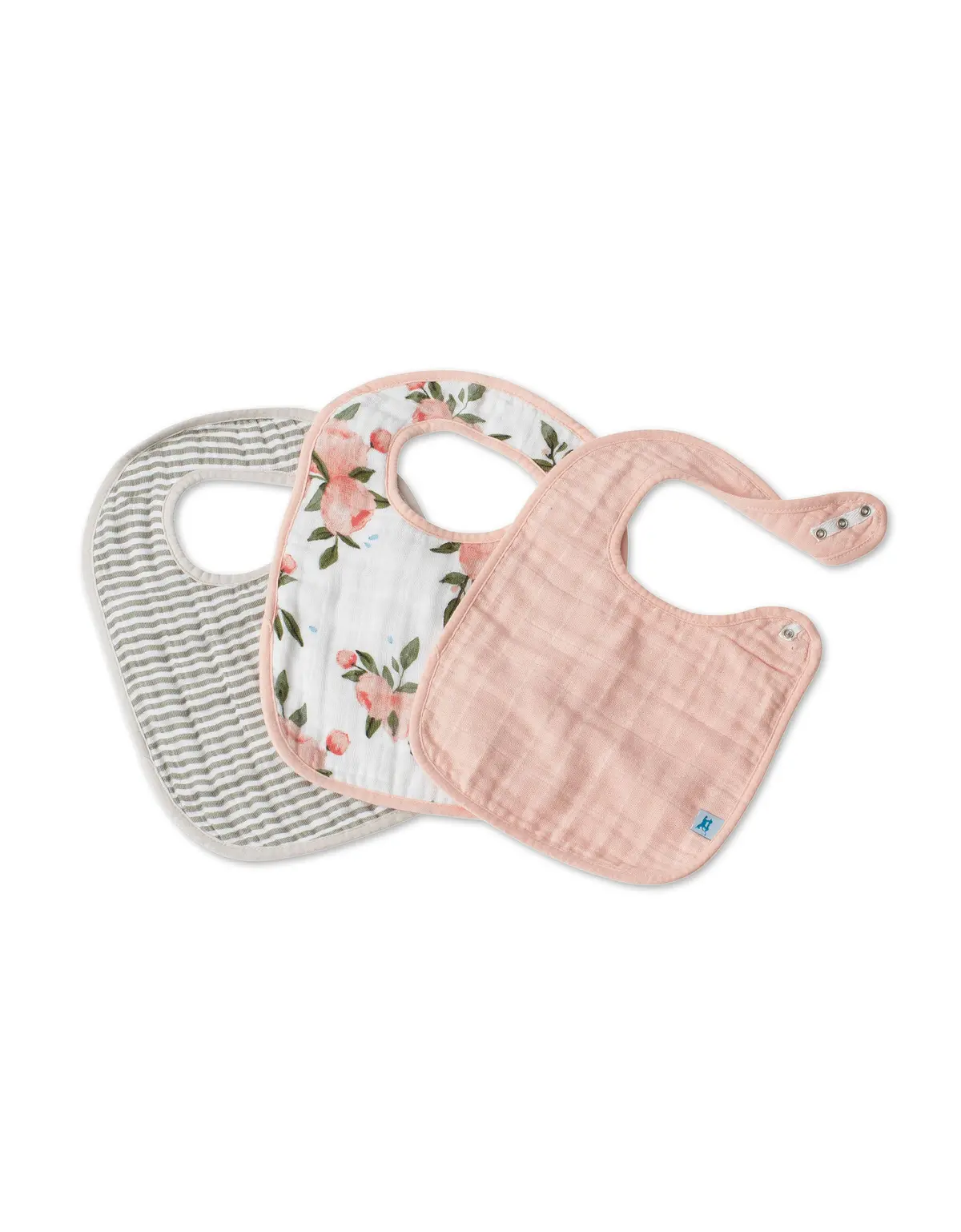 Cotton Muslin Classic Bibs - 3 Pack 2