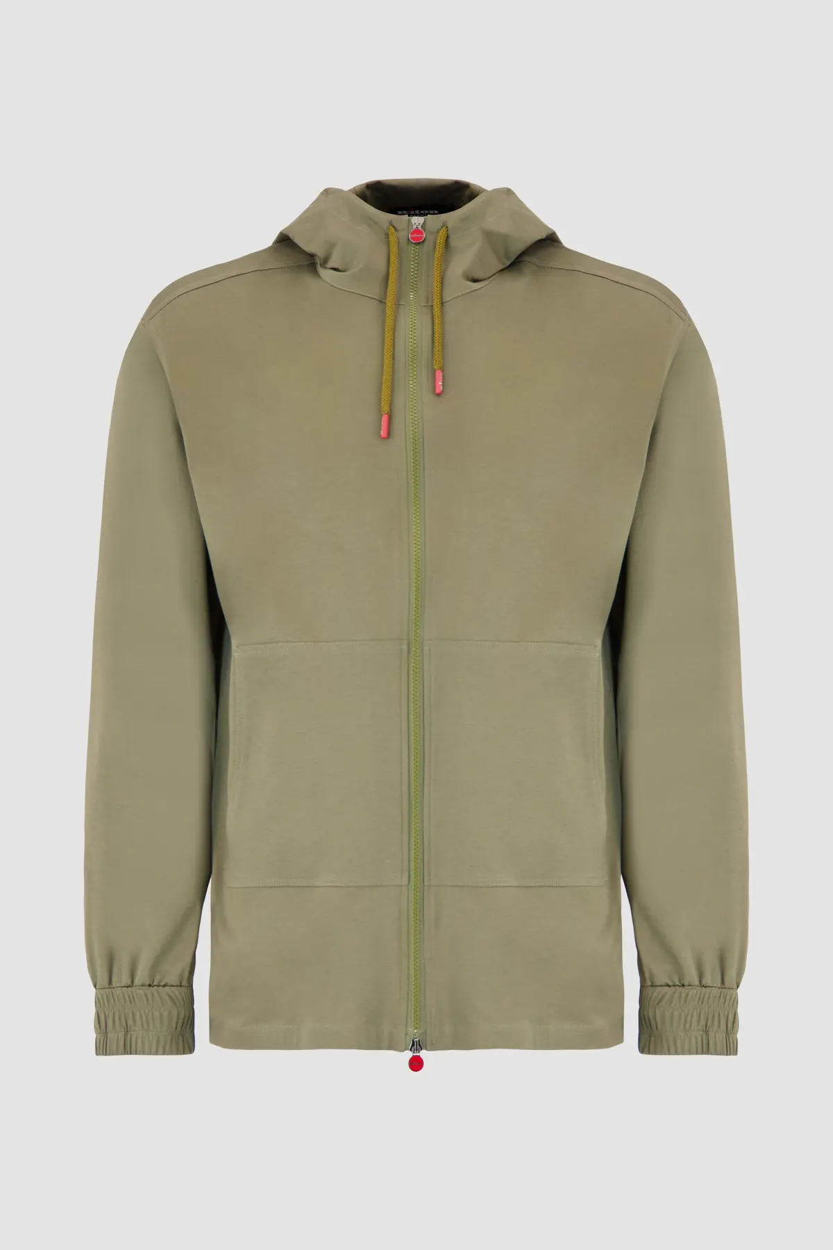 Kiton Military Hooded Zipped Sweatshirt 1