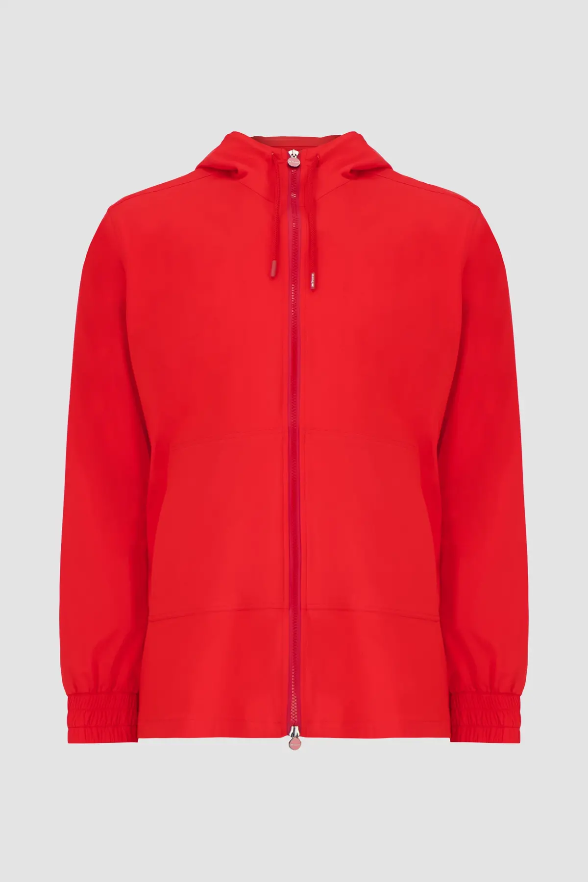Kiton Red Hooded Zipped Sweatshirt 2