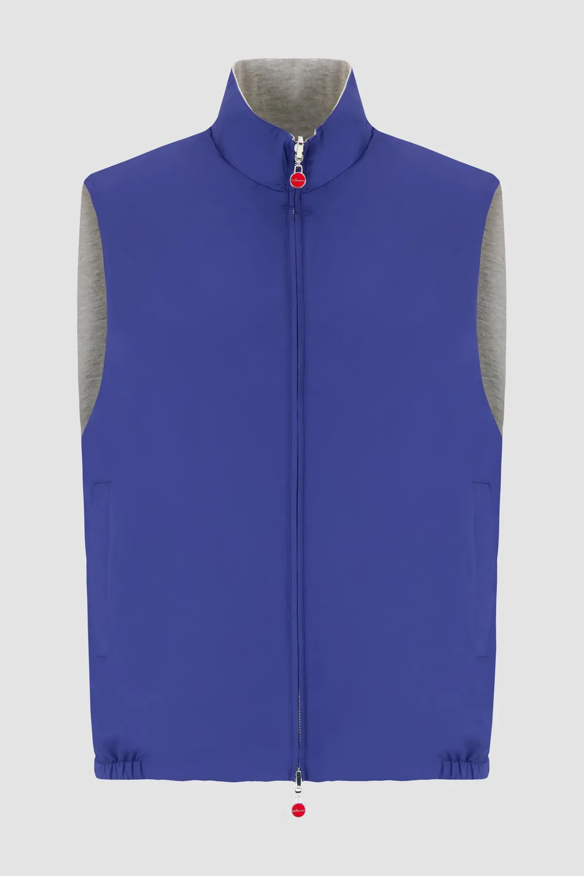 Kiton Blue/White Reversible Vest 1