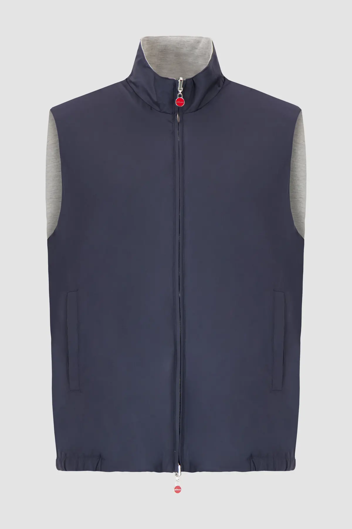 Kiton Navy/White Reversible Vest 1