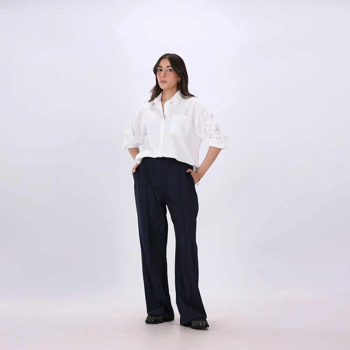 Concealed Belt Tailored Pant 4