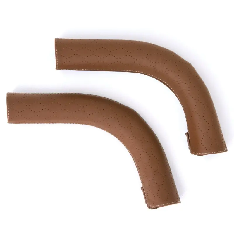 &Roll Or &Jog Frame Leather Handlebar Grips 2