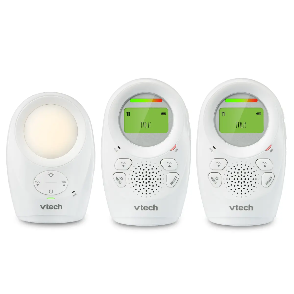 Dect 6.0 Digital Audio Baby Monitor - 2 Parent Units 1