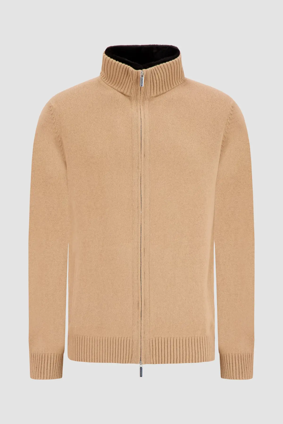Pashmere Brown Cashmere Jacket 1