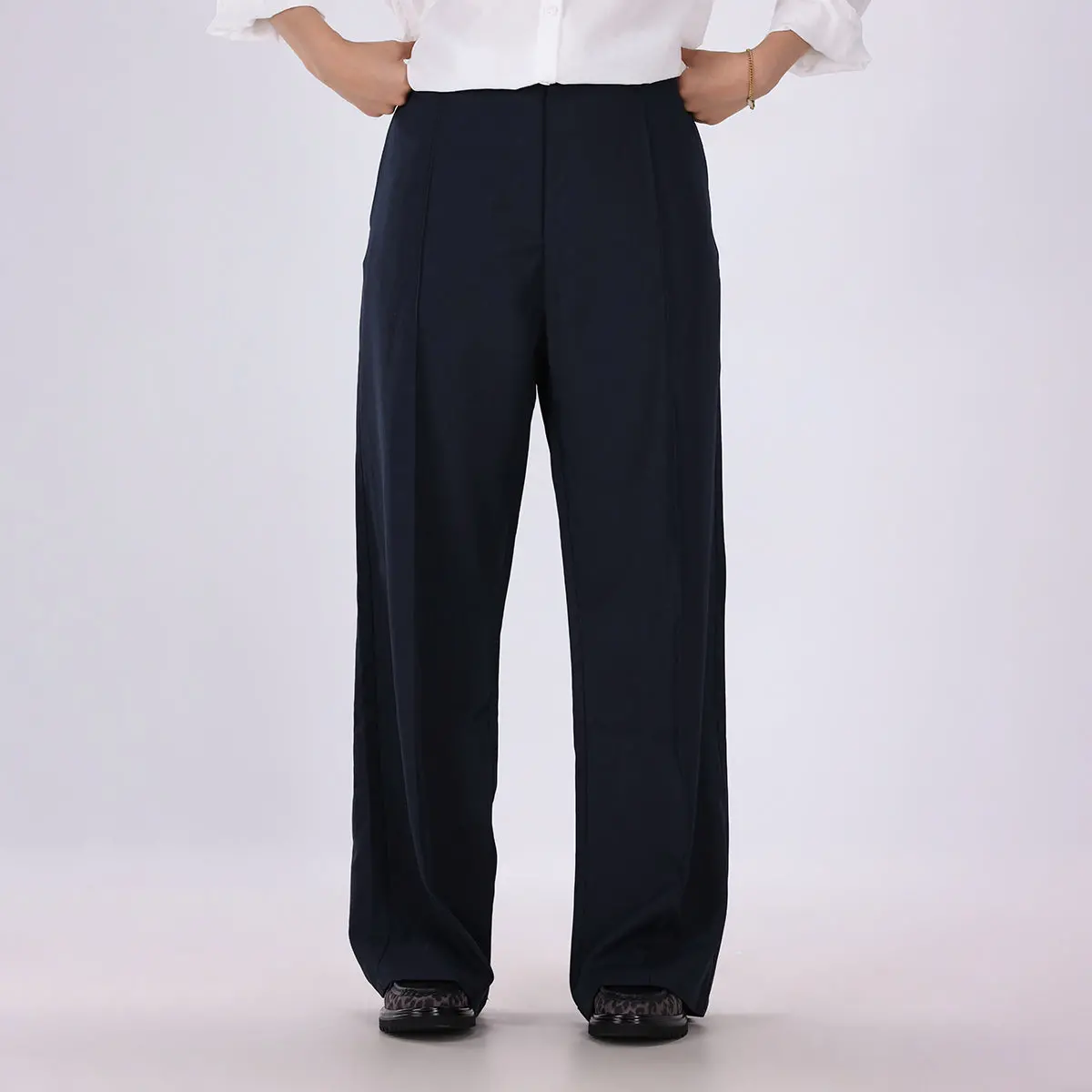 Concealed Belt Tailored Pant 1