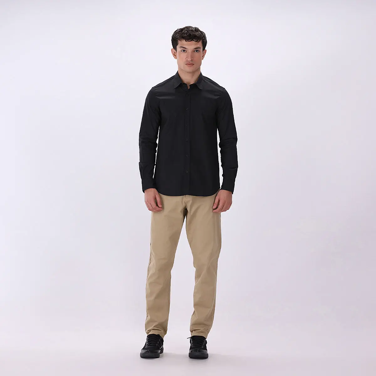 Solid Regular Fit Shirt 1