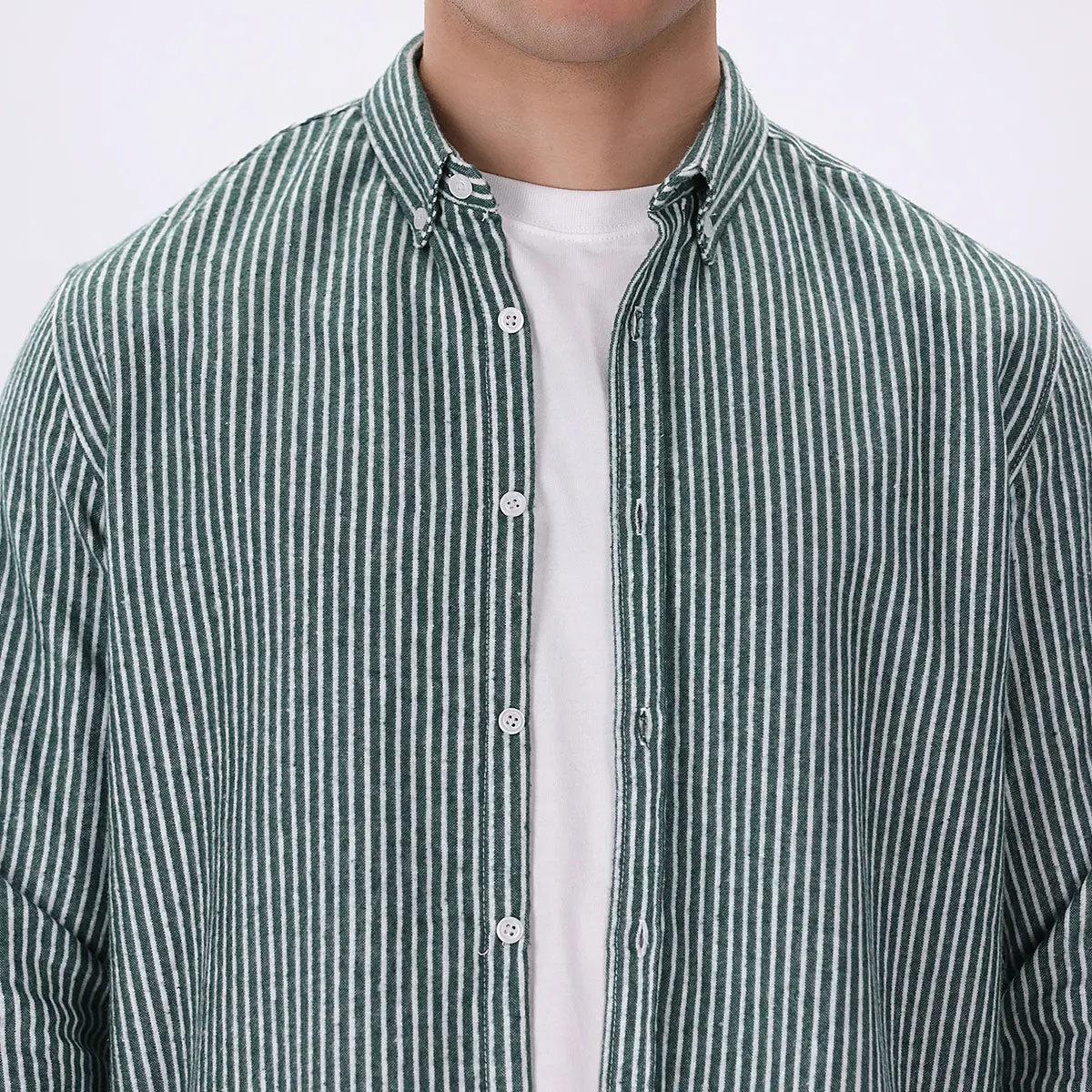 Striped Flannel Shirt 2