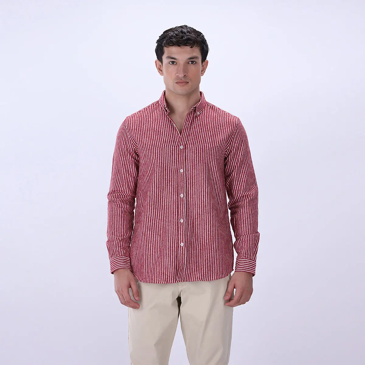 Striped Flannel Shirt 4